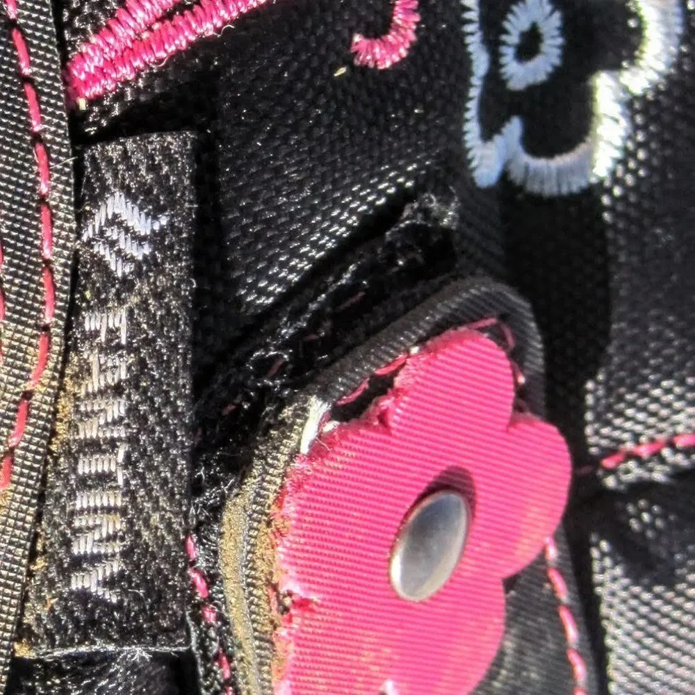 Fantiny Kids Black & Pink Winter Snow Boots (Girls) Sz US 7T/7.5T